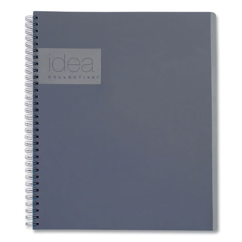 Oxford™ Idea Collective Professional Notebook, 1-Subject, Medium/College Rule, Gray Cover, (80) 11 X 8.25 Sheets