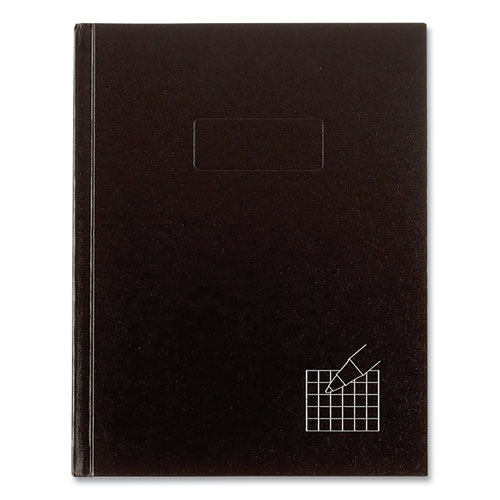 Professional Computation/Laboratory Notebook, Quadrille Rule, Black Cover, 9.25 x 7.25, 96 Sheets
