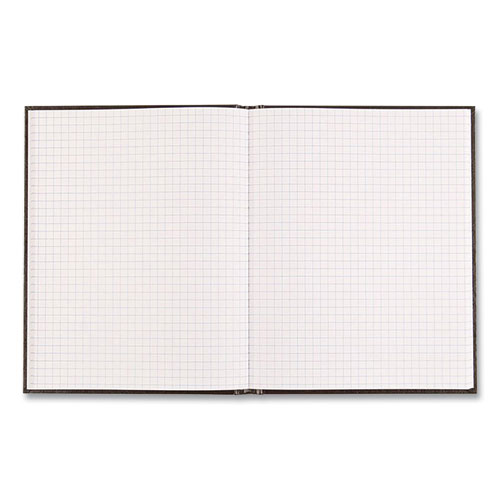Image of Blueline® Professional Quad Notebook, Quadrille Rule (4 Sq/In), Black Cover, (96) 9.25 X 7.25 Sheets