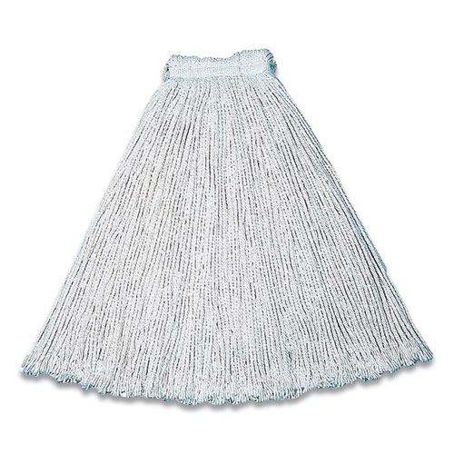 Cut-End Cotton Wet Mop Heads, #32, White