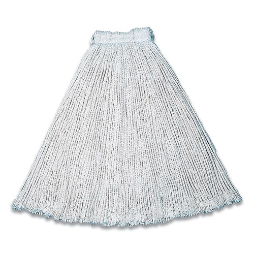Rubbermaid® Commercial Cut-End Cotton Wet Mop Heads, #24, White