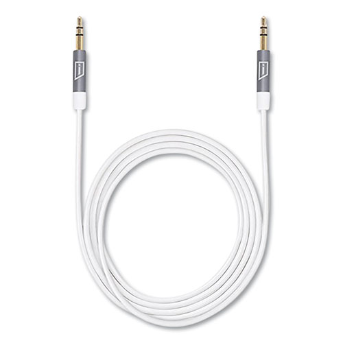 iStore 3.5 mm AUX Audio Cable, 4.9 ft, White