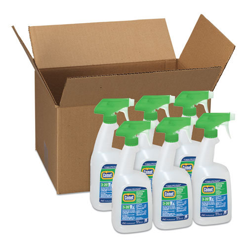 Image of Disinfecting-Sanitizing Bathroom Cleaner, 32 oz Trigger Spray Bottle, 6/Carton