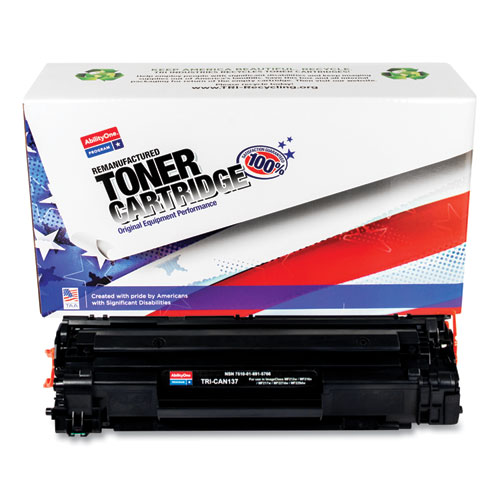7510016915766 Remanufactured 9435B001AA (137) Toner, 2,400 Page-Yield, Black