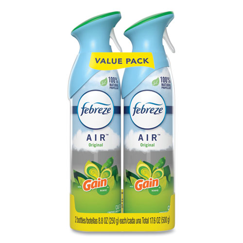 Febreze® AIR, Gain Original, 8.8 oz Aerosol Spray, 2/Pack