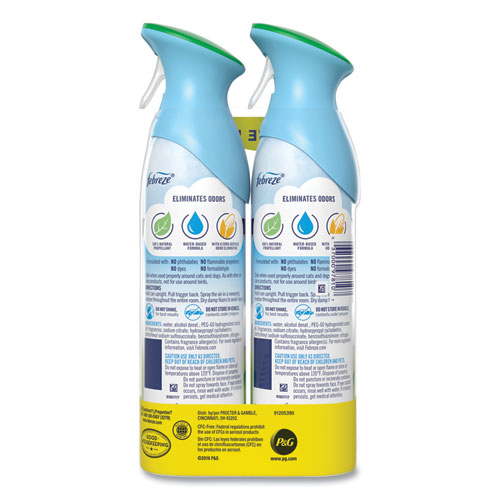 Image of Febreze® Air, Gain Original, 8.8 Oz Aerosol Spray, 2/Pack, 6 Pack/Carton