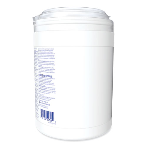 Image of Diversey™ Oxivir Tb Disinfectant Wipes, 6 X 6.9, Characteristic Scent, White, 160/Canister, 4 Canisters/Carton