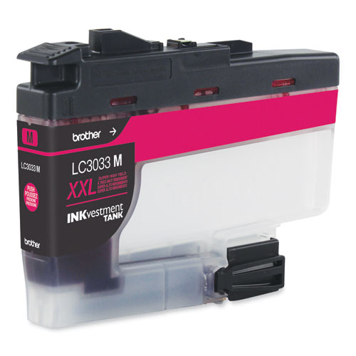 Image of Brother Lc3033M Inkvestment Super High-Yield Ink, 1,500 Page-Yield, Magenta
