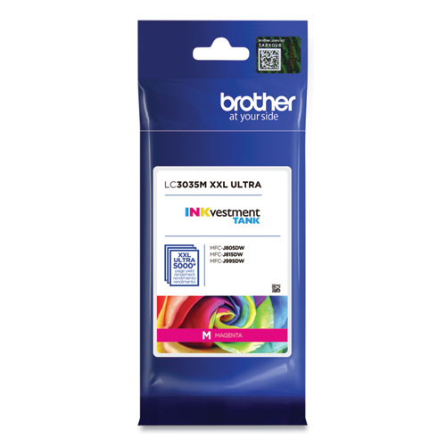 Brother Lc3035M Inkvestment Ultra High-Yield Ink, 5,000 Page-Yield, Magenta