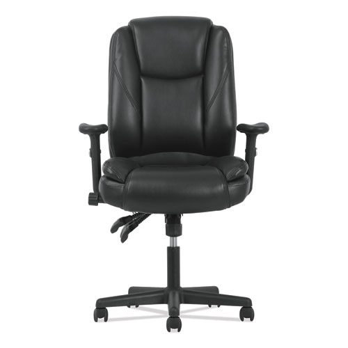 Image of Sadie™ High-Back Executive Chair, Supports Up To 225 Lb, 17" To 20" Seat Height, Black