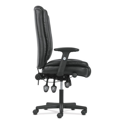 Image of Sadie™ High-Back Executive Chair, Supports Up To 225 Lb, 17" To 20" Seat Height, Black