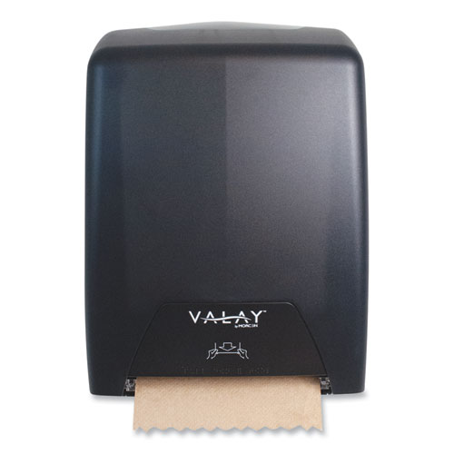 Image of Morcon Tissue Valay Proprietary Roll Towel Dispenser, 11.75 X 8.5 X 14, Black