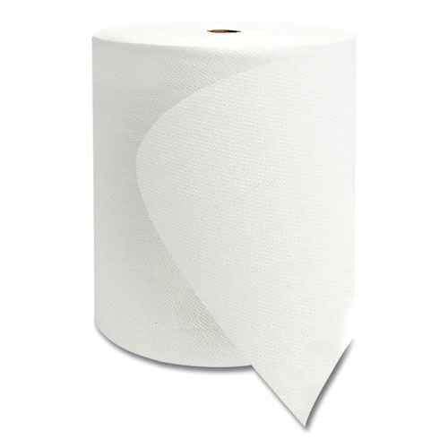 Image of Morcon Tissue Valay Proprietary Tad Roll Towels, 1-Ply, 7.5" X 550 Ft, White, 6 Rolls/Carton
