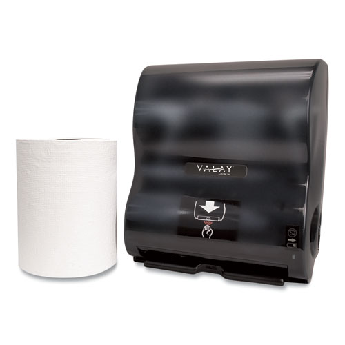 Valay 10 Inch Roll Towel Dispenser, 13.25 x 9 x 14.25, Black