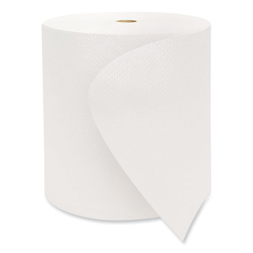 Valay Proprietary Roll Towels, 1-Ply, 8" x 800 ft, White, 6 Rolls/Carton