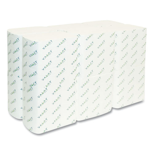 Image of Morcon Tissue Valay Interfolded Napkins, 1-Ply, White, 6.5 X 8.25, 6,000/Carton