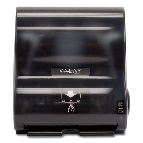 Image of Morcon Tissue Valay 10 Inch Roll Towel Dispenser, 13.25 X 9 X 14.25, Black