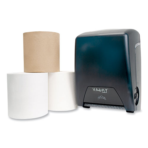 Image of Morcon Tissue Valay Proprietary Roll Towel Dispenser, 11.75 X 8.5 X 14, Black