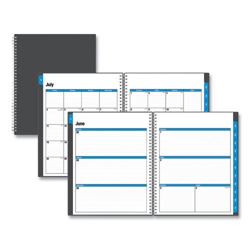 Blue Sky 2020 Monthly Planner Flexible Cover Twin-Wire Binding Enterprise 8 x 10 