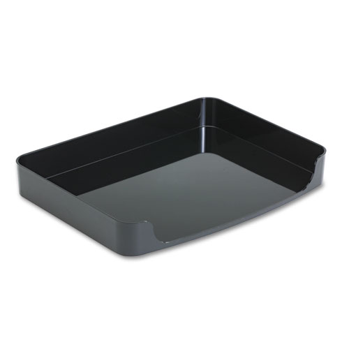 2200 SERIES SIDE-LOADING DESK TRAY, 1 SECTION, LETTER SIZE FILES, 13.63" X 10.25" X 2", BLACK