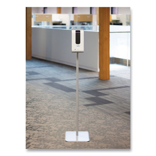 Image of Hon® Hand Sanitizer Station Stand, 12 X 16 X 54, Silver