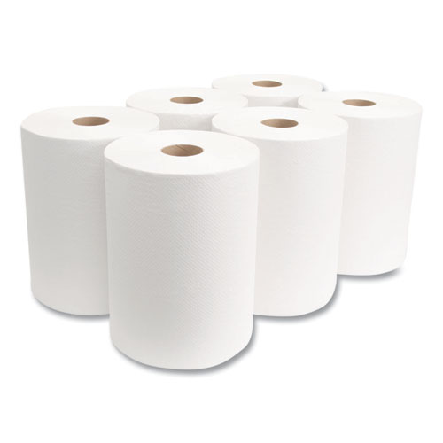 Image of Morcon Tissue 10 Inch Roll Towels, 1-Ply, 10" X 800 Ft, White, 6 Rolls/Carton