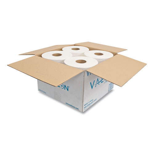 Image of Morcon Tissue Valay Mini Jumbo Bath Tissue, Septic Safe, 2-Ply, White, 750 Ft, 12 Rolls/Carton