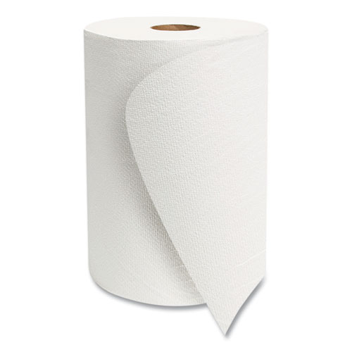 10 Inch TAD Roll Towels, 1-Ply, 10" x 550 ft, White, 6 Rolls/Carton