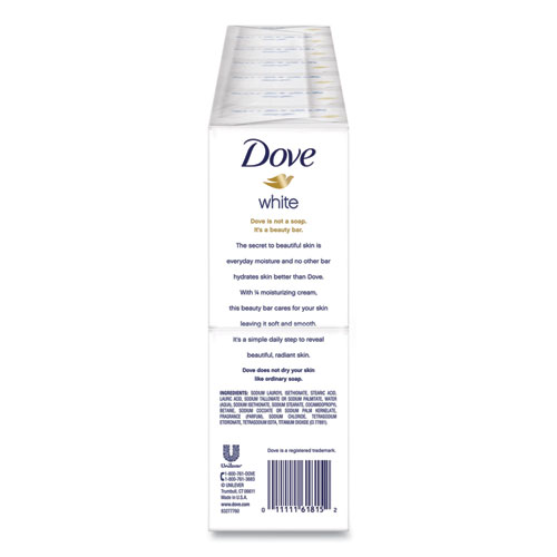 DOVE 2.6 oz. Light Scent White Beauty Bar Soap (36/Carton) UNI61073CT - The  Home Depot