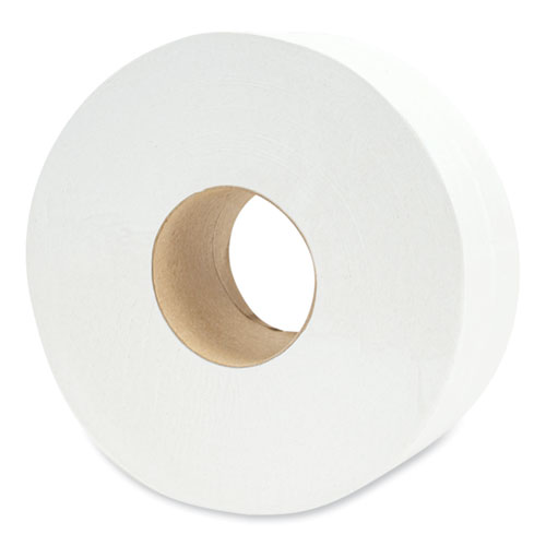 Jumbo Bath Tissue, Septic Safe, 2-Ply, White, 3.3" x 1,000 ft, 12/Carton