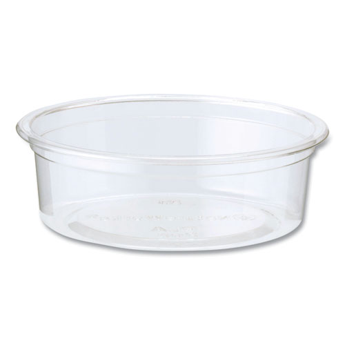 World Centric 9Q-24 oz. PLA Plastic Compostable Cold Cup Flat Lid