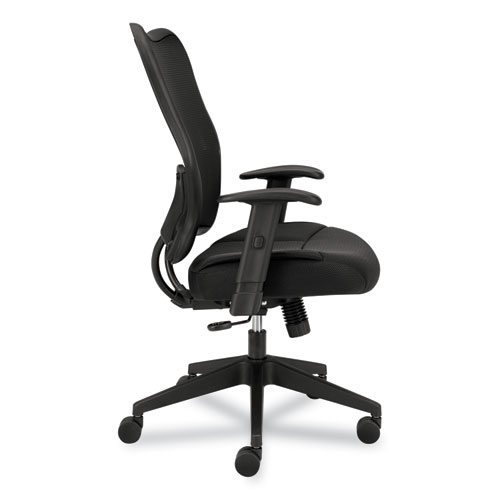 Image of Hon® Vl702 Mesh High-Back Task Chair, Supports Up To 250 Lb, 18.5" To 23.5" Seat Height, Black