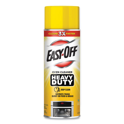 EASY-OFF® Heavy Duty Oven Cleaner, Fresh Scent, Foam, 14.5 oz Aerosol Spray