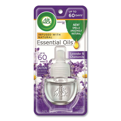 Air Wick® Scented Oil Refill, 0.67 oz, Apple Cinnamon Medley, 2/Pack, 6 Packs/Carton
