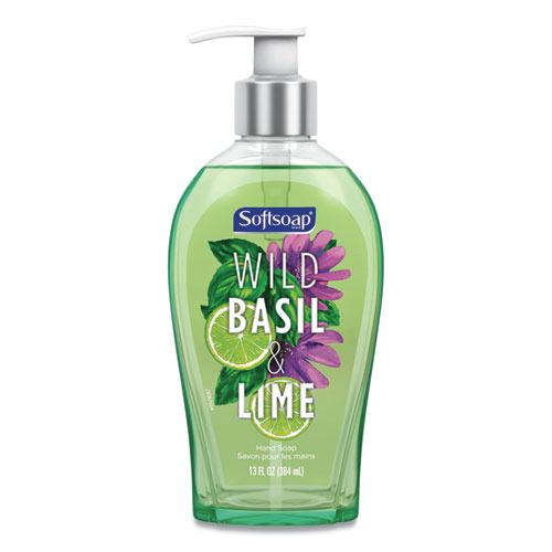 Image of Premium Liquid Hand Soap, Basil and Lime, 13 oz
