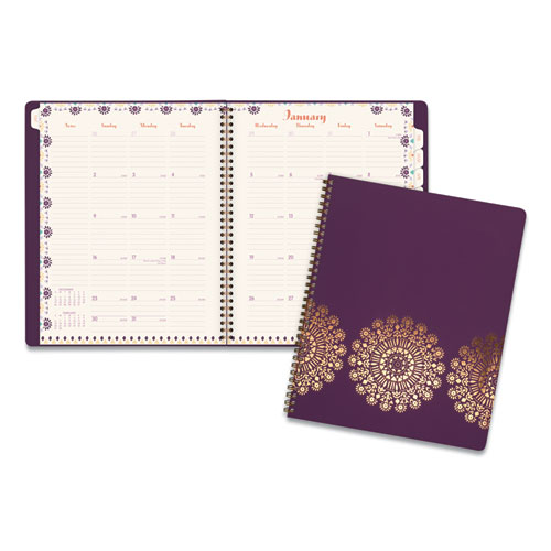 At-A-Glance® Sundance Weekly/Monthly Planner, Sundance Artwork/Format, 11 X 8.5, Purple Cover, 12-Month (Jan To Dec): 2024