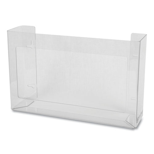 Image of Clear Plexiglas Disposable Glove Dispenser, 3-Box, Plexiglas, Clear, 18 x 3.75 x 10