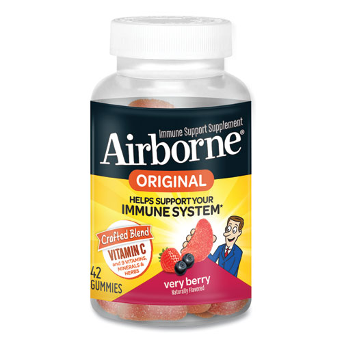 Image of Airborne® Immune Support Gummies, Very Berry, 42 Count