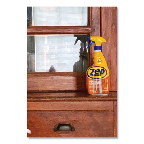 Image of Zep Commercial® Hardwood And Laminate Cleaner, 32 Oz Spray Bottle, 12/Carton