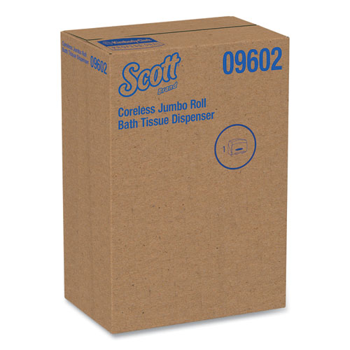 Image of Scott® Essential Coreless Jumbo Roll Tissue Dispenser For Business, 14.25 X 6 X 9.75, Black