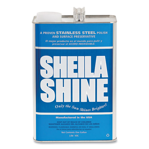 Sheila Shine Low Voc Stainless Steel Cleaner And Polish, 1 Gal Can