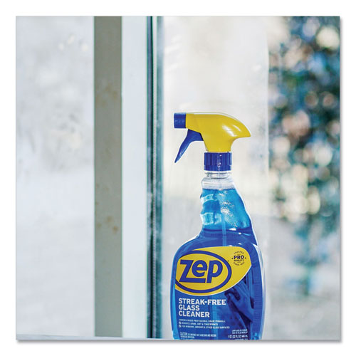 Image of Zep Commercial® Streak-Free Glass Cleaner, Pleasant Scent, 32 Oz Spray Bottle
