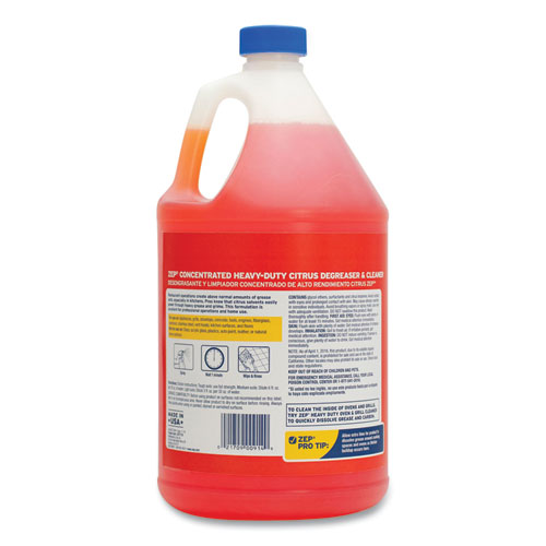 Image of Zep Commercial® Cleaner And Degreaser, Citrus Scent, 1 Gal Bottle