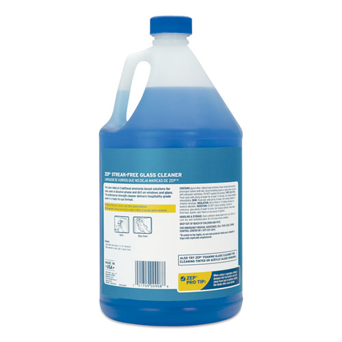 Image of Streak-Free Glass Cleaner, Pleasant Scent, 1 gal Bottle, 4/Carton