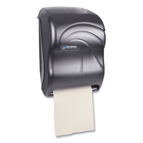 Image of San Jamar® Electronic Touchless Roll Towel Dispenser, 11.75 X 9 X 15.5, Black Pearl