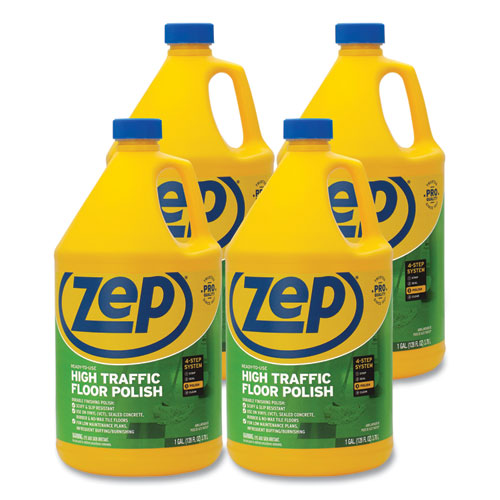 Image of Zep Commercial® High Traffic Floor Polish, 1 Gal, 4/Carton