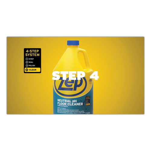 Image of Zep Commercial® Neutral Floor Cleaner, Fresh Scent, 1 Gal Bottle