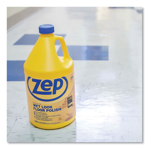 Image of Zep Commercial® Wet Look Floor Polish, 1 Gal Bottle