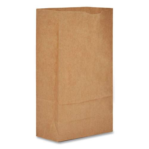 Image of General Grocery Paper Bags, 35 Lb Capacity, #6, 6" X 3.63" X 11.06", Kraft, 500 Bags