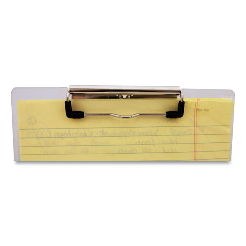 Image of Saunders Acrylic Clipboard, 0.5" Clip Capacity, Holds 8.5 X 11 Sheets, Clear